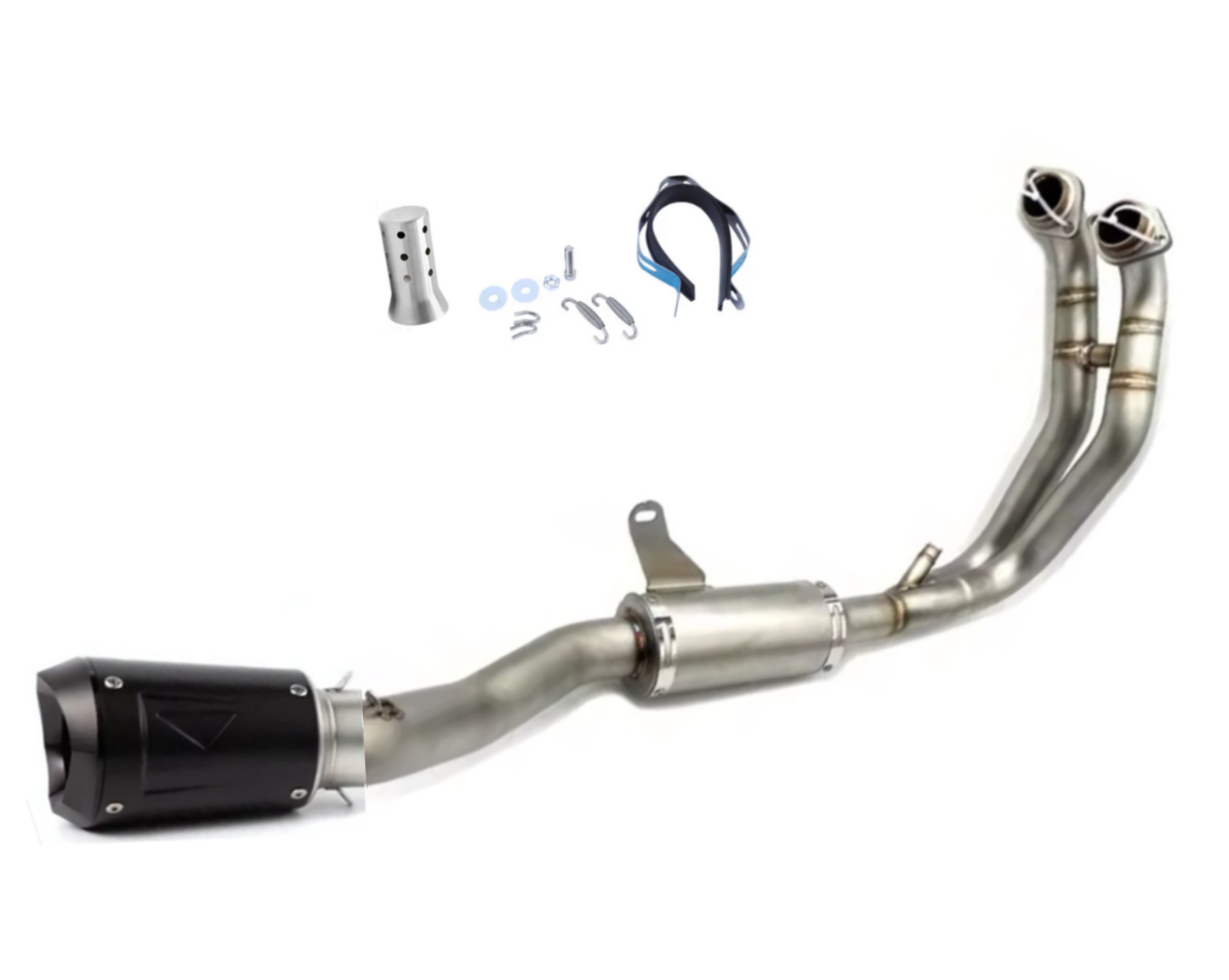 Línea Completa Artesanal Aprilia RS457/ TUONO 457 (2024-2026) Acero Inoxidable