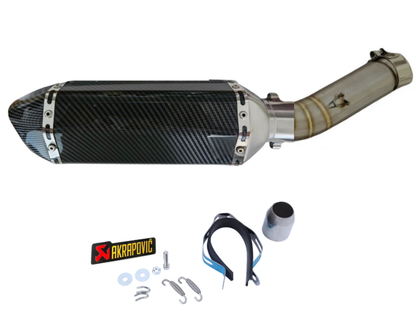Ponteira de Escape Slip-On CBR 500R/ CB500X /CB500F (2013-2026) Aço Inoxidável