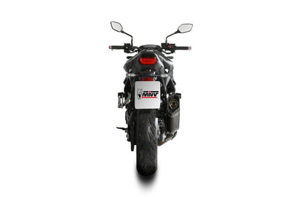 Escape aprovado Mivv SR-1 em aço preto para HONDA CB 750 HORNET 23-25 