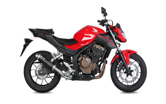Escape homologado Mivv GP en Acero negro para HONDA CB 500 F 16-18