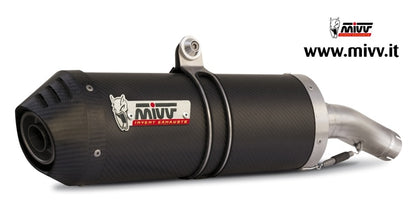 Escape homologado Mivv OVAL en Carbono para Suzuki GSX-R 1000 05-06