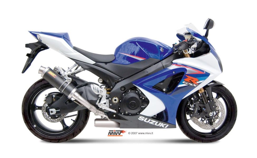 Escape homologado Mivv GP en Carbono para Suzuki GSX-R 1000 07-08