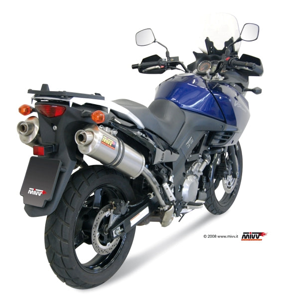 Escape homologado Mivv OVAL en Carbono para Suzuki DL 1000 V-STROM 02-13