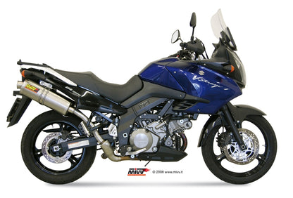 Escape homologado Mivv OVAL en Carbono para Suzuki DL 1000 V-STROM 02-13