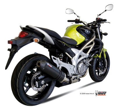 Escape homologado Mivv OVAL en Carbono para Suzuki Gladius 09-15