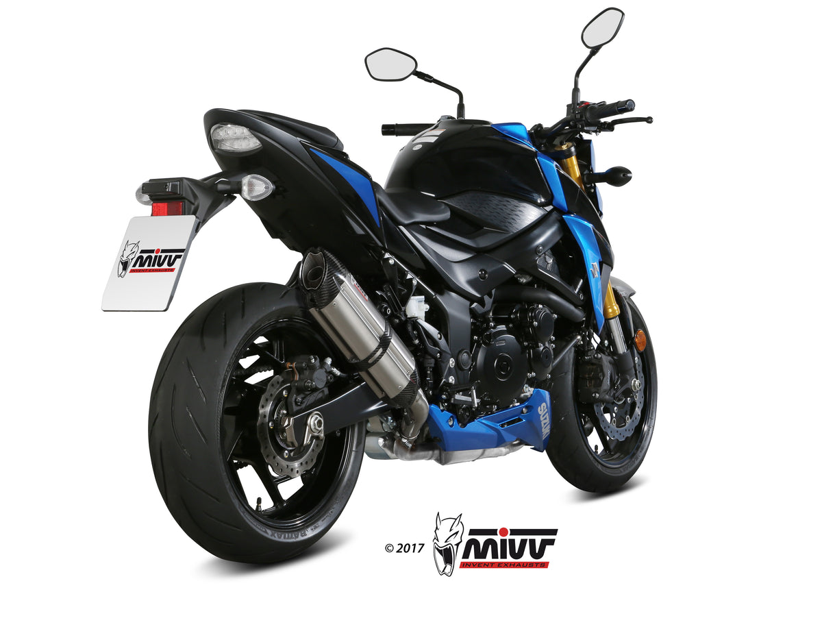 Escape homologado Mivv Suono en Acero inox. para Suzuki GSX-S 750 17-20
