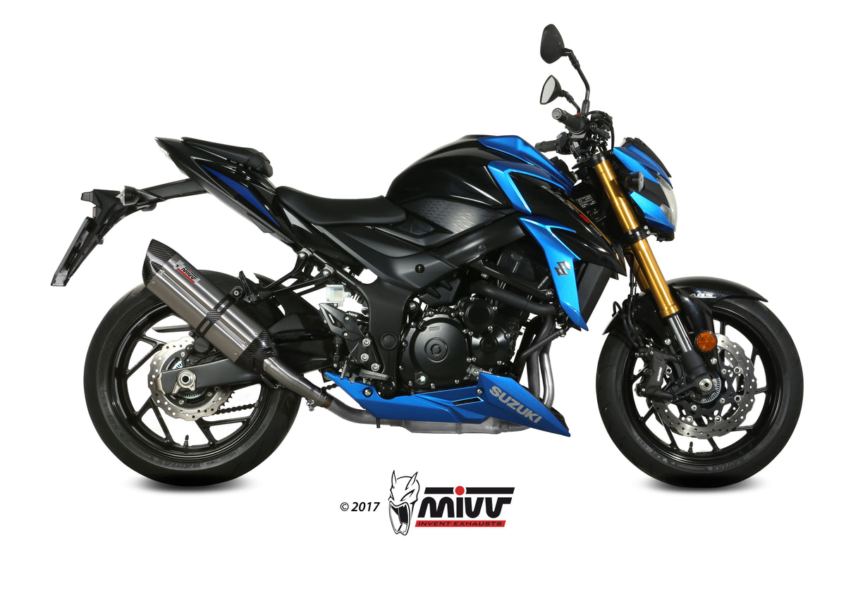Escape homologado Mivv Suono en Acero inox. para Suzuki GSX-S 750 17-20