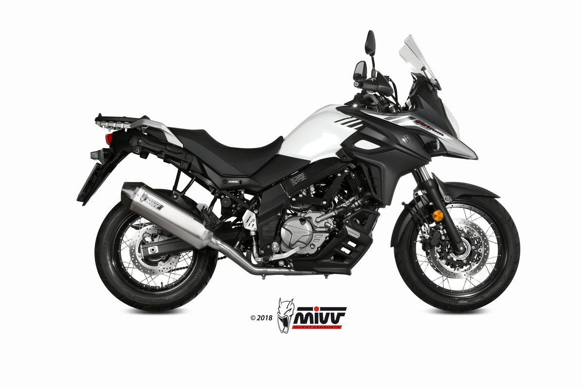 Escape completo homologado Mivv Speed Edge en Acero inox. para Suzuki DL 650 V-STROM 17-24