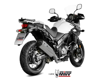 Escape completo homologado Mivv Speed Edge en Acero inox. para Suzuki DL 650 V-STROM 17-24