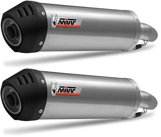 Escape homologado Mivv OVAL en Titanio para Suzuki GSX 1300 R Hayabusa 08-17