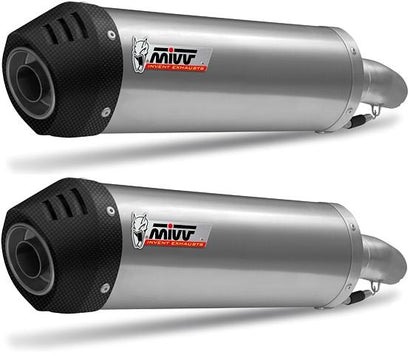 Escape homologado Mivv OVAL en Titanio para Suzuki GSX 1300 R Hayabusa 08-17