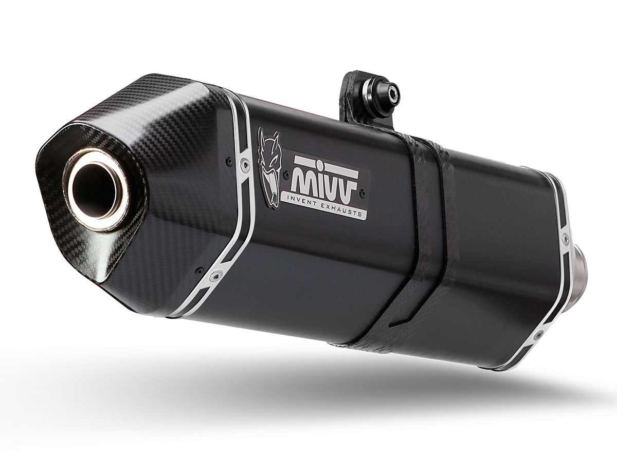 Escape homologado Mivv Speed Edge en Acero negro para Triumph Tiger 1200 16-20