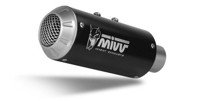 Escape não homologado Mivv MK3 em aço preto para HONDA CB 500 F 19-24 