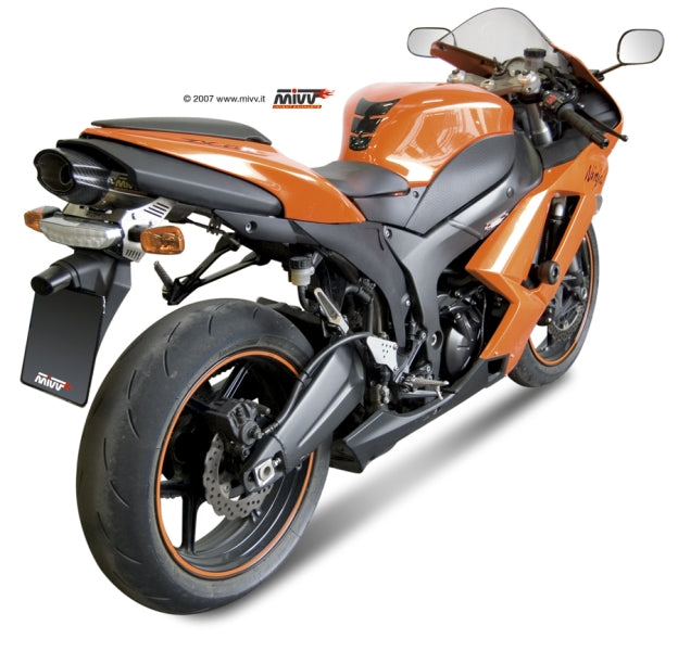 Escape homologado Mivv Suono en Acero inox. para Kawasaki ZX-6R / 636 07-08
