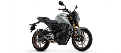 ARROW Thunder exhaust approved in black aluminum for HONDA CB 125 R NEO SPORTS CAFÉ 21-24 