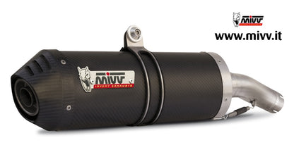 Escape homologado Mivv OVAL en Carbono para Yamaha FZ6 / Fazer 600 04-11