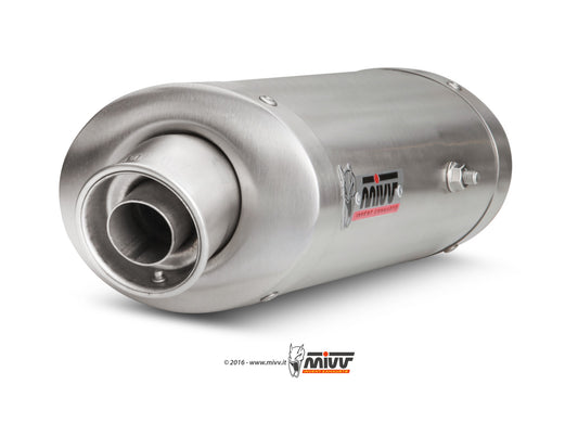 Escape homologado Mivv OVAL en Acero inox. para Yamaha YZF 1000 R1 / M 04-06