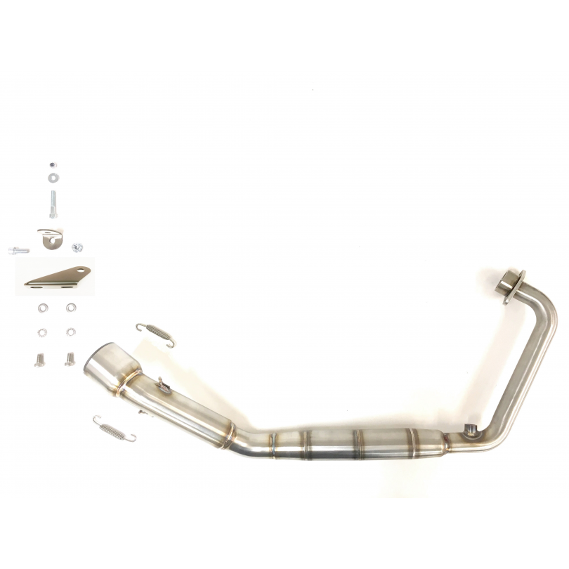 IXIL RB full exhaust approved in black steel for HONDA CB 125 R NEO SPORTS CAFÉ 18-20 