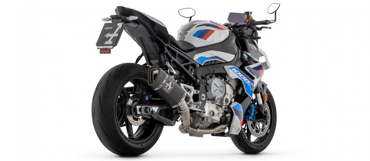Escape ARROW Pista no homologado en titanio negro para BMW S / M 1000 RR 20-24 | S / M 1000 R 23-24