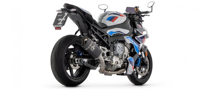 ARROW Pista exhaust, not homologated, in black titanium for BMW S/M 1000 RR 20-24 | S/M 1000 R 23-24 