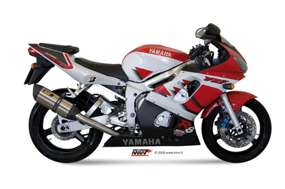 Escape homologado Mivv Suono en Acero inox. para Yamaha YZF 600 R6 99-02
