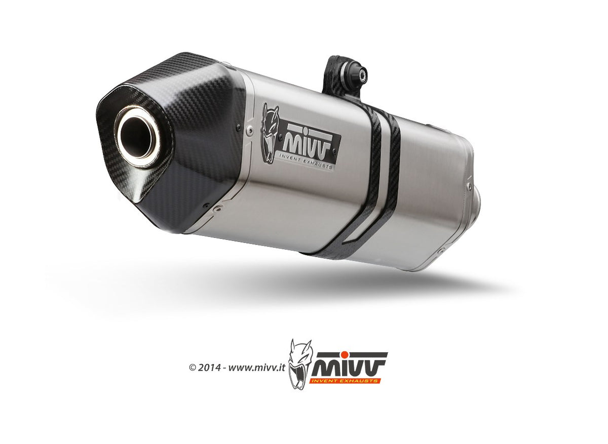 Escape homologado Mivv Speed Edge en acero inox. para Yamaha FZ1 / Fazer 1000 06-16