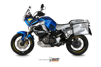 Escape homologado Mivv Speed Edge en Acero negro para Yamaha XT 1200 Z/ZE Super Teneré 10-20