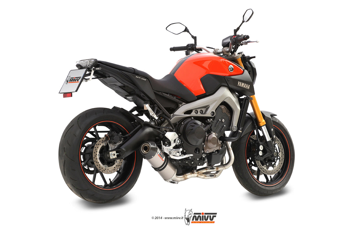Escape completo homologado Mivv OVAL en Titanio para Yamaha MT 09 13-20