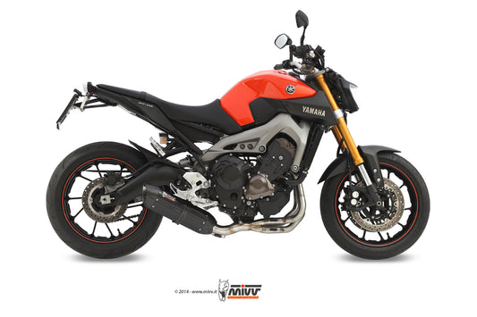 Escape completo homologado Mivv Suono en Acero negro para Yamaha MT 09 13-20