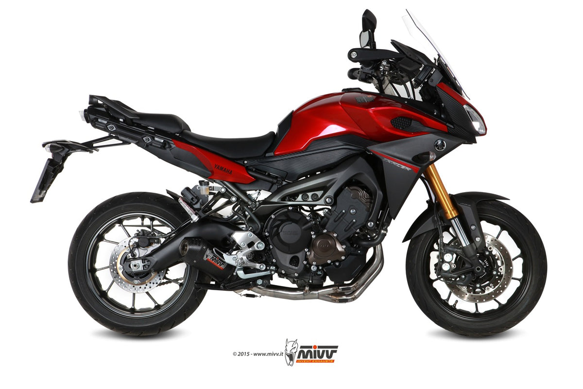 Escape completo homologado Mivv OVAL en Carbono para Yamaha Tracer 9 / 900 / GT 15-20