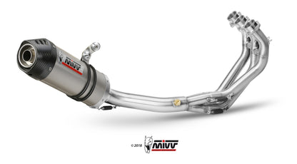 Escape completo homologado Mivv OVAL en Titanio para Yamaha XSR 900 16-20