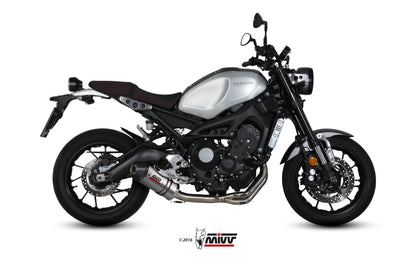 Escape completo homologado Mivv OVAL en Titanio para Yamaha XSR 900 16-20