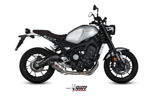 Escape completo homologado Mivv OVAL en Titanio para Yamaha XSR 900 16-20