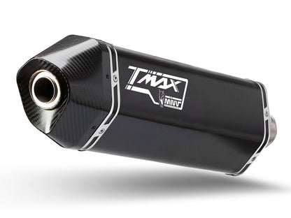 Escape completo homologado Mivv Speed Edge en Acero negro para Yamaha T-MAX 530 17-19