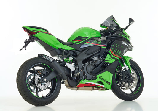 SHARK RCT Slip-On Exhaust Kawasaki ZX-4R (2023-2026) Stainless Steel