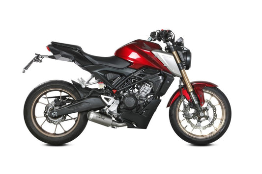 Non-homologated Mivv MK3 full exhaust in stainless steel for HONDA CB 125 R NEO SPORTS CAFÉ 21-24